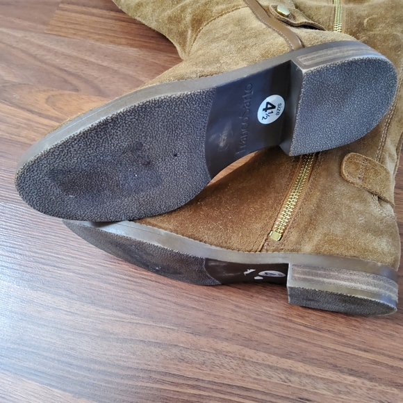 Franco Sarto Girls Suede Leather Riding Boots Size 4.5 New - Picture 5 of 9